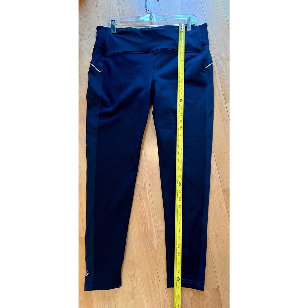 Athleta Leggings Women's XL Black Polartec Power Stretch Fleece Leggings Warm